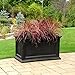 Mayne Fairfield Patio Planter 20x36 Black