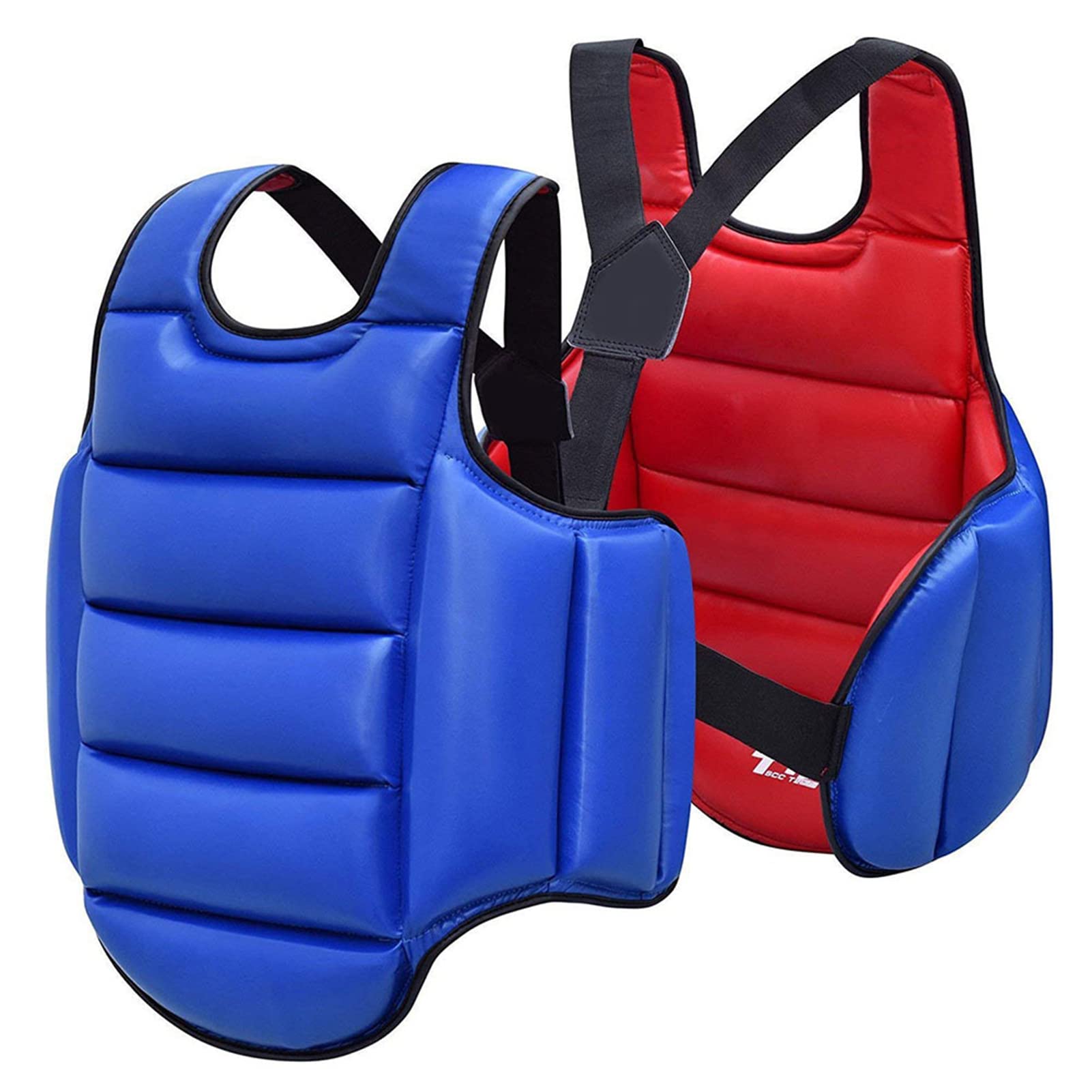Protecteur Corporel De Boxe (S) - Plastron De Boxe | Corps Garde De La Poitrine Protecteur Parfait pour Sports De Combat Kickboxing pour La Protection De La Poitrine du Sport