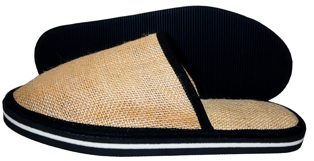 RIBBACO NATURAL ECO FRIENDLY JUTE SLIPPER ECO FRIENDLY black colour (numeric_4) (B0C1LRYGR3) Amazon Price History, Amazon Price Tracker