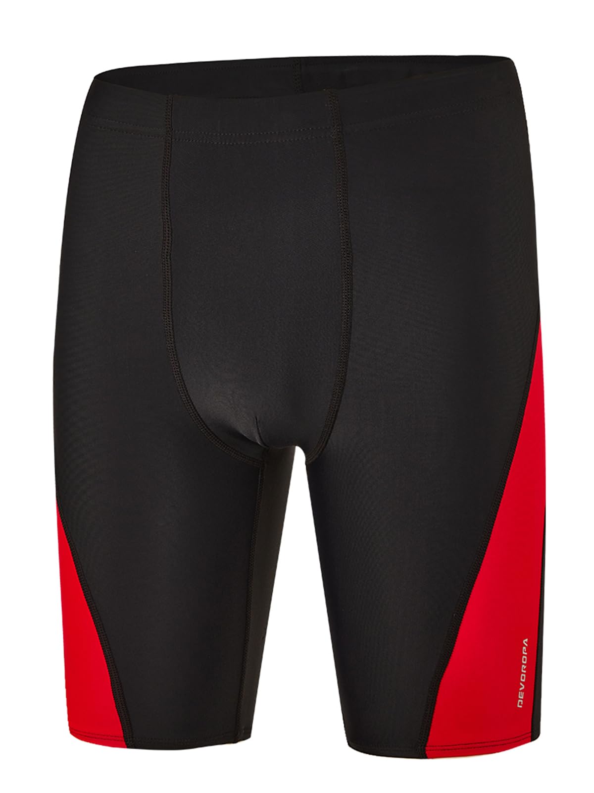 DEVOROPABoys Swim Jammers Youth Competitive Swim Team Trunks Racing Swimsuit Athletic Swimming Shorts Slim/Standard/Husky