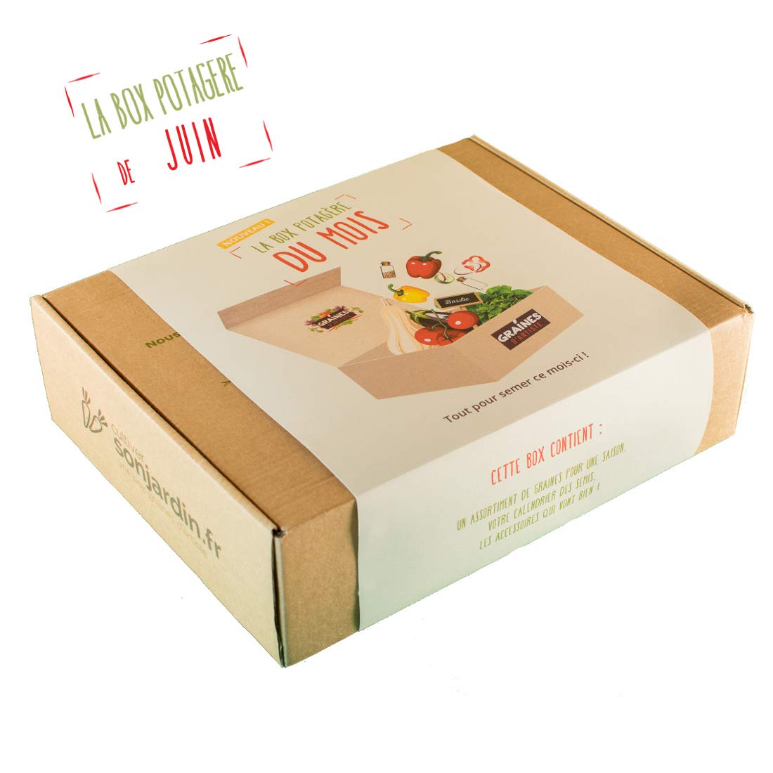 Coffret Cadeau de Jardinage // Box Potagère de Juin