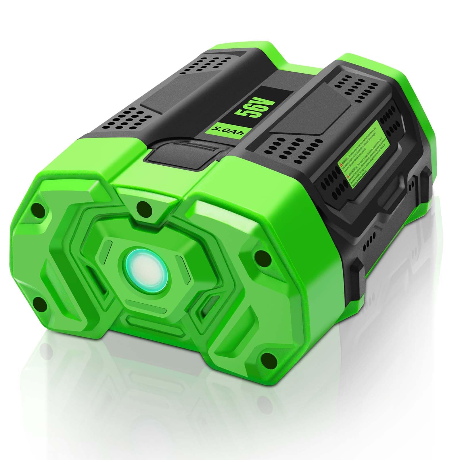 DKSIDKN 56V 5.0Ah Battery Replacement for 56V EGO Battery BA2800T BA2800 BA4200 BA1400 Compatible with EGO 56-Volt CS1604 CS1804 Power Cordless Tools