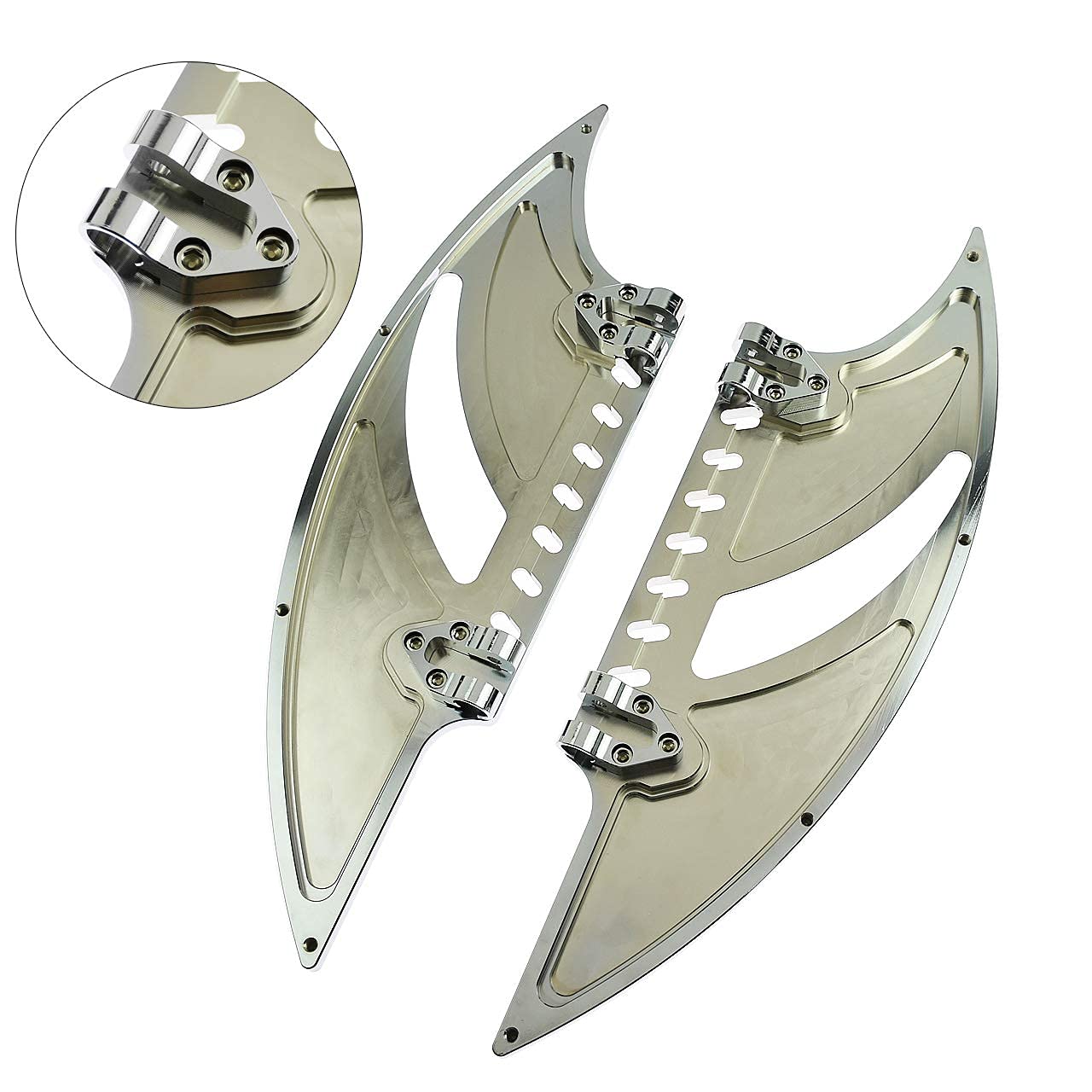 Garniture Garde-Boue Avant Chromé Pour Harley Touring/Softail - ABS Avec Adhésif - Modèles 1984-2019 - Style & Protection