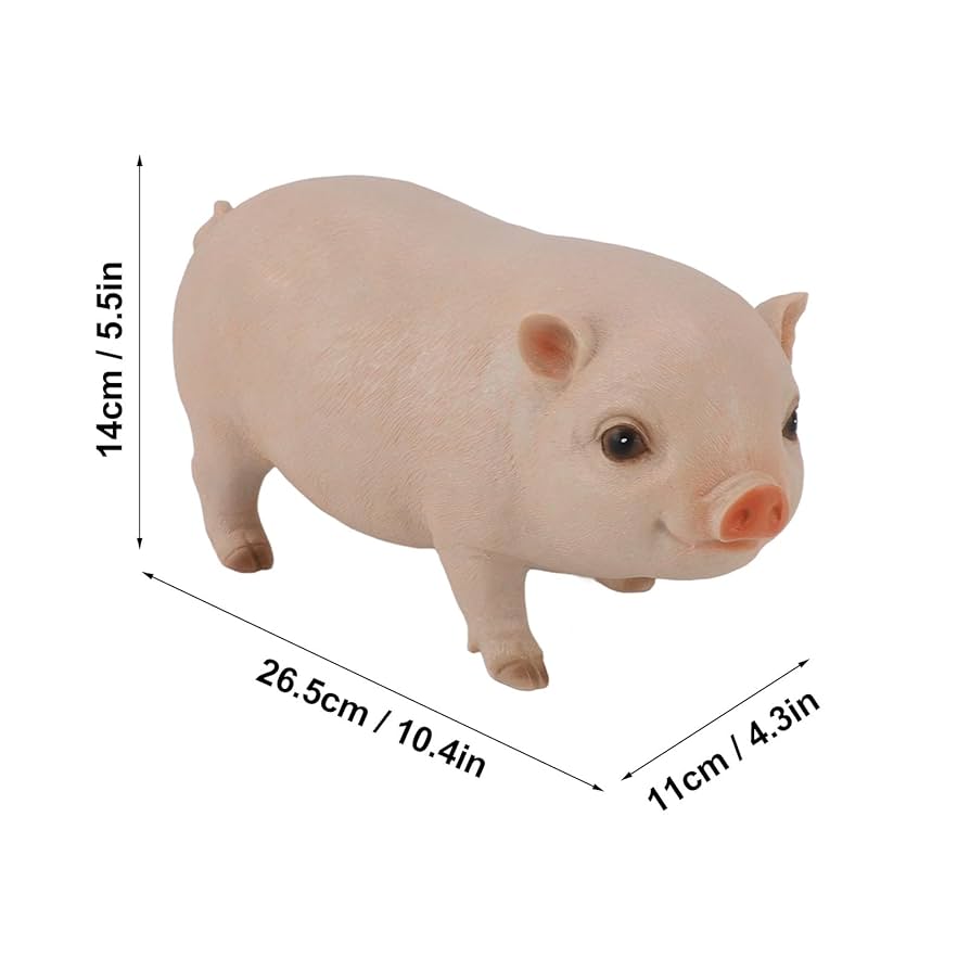 Amazon.co.jp: 豚動物フィギュアセット、プラスチック豚