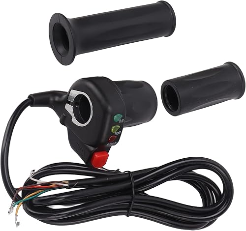 Alomejor Empuñaduras eléctricas del manillar del acelerador de velocidad 0.866 in 48V Universal Electric Speed Control Accesorios