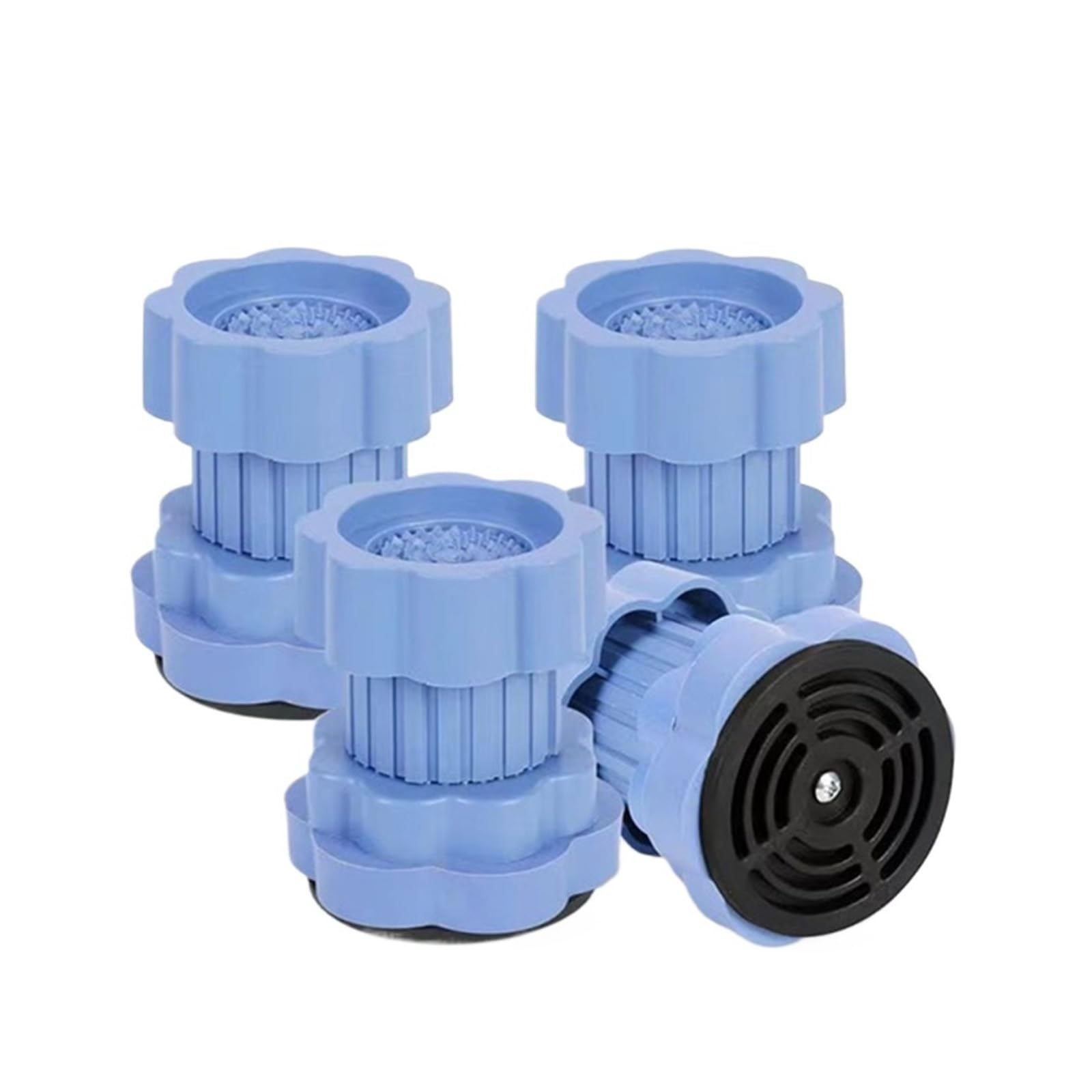 Qlmxjvzhkcn 4Pcs Scalable Large Household Appliances， Anti Vibration Pads Lifting Rubber Feet Washing Machine Support Dampers Stand Furniture ﻿(4Pcs Scalable)