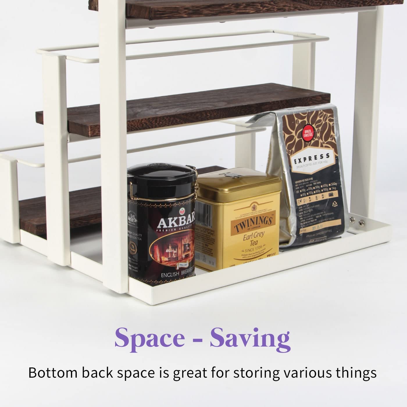 J JACKCUBE DESIGN MK815B Kaffeesirup-Organizer, Kaffee-Bar-Zubehör, 12 Flaschen, Aufbewahrungsregale für Sirup, Wein, Dressing für Arbeitsplatte, Küche, Metall (weiß)