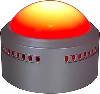 LED with Flashing Light Recorder Button 30 Second,Record Sound Button for Gift Education Includes 2*AAA Batteries (Red+Silver)