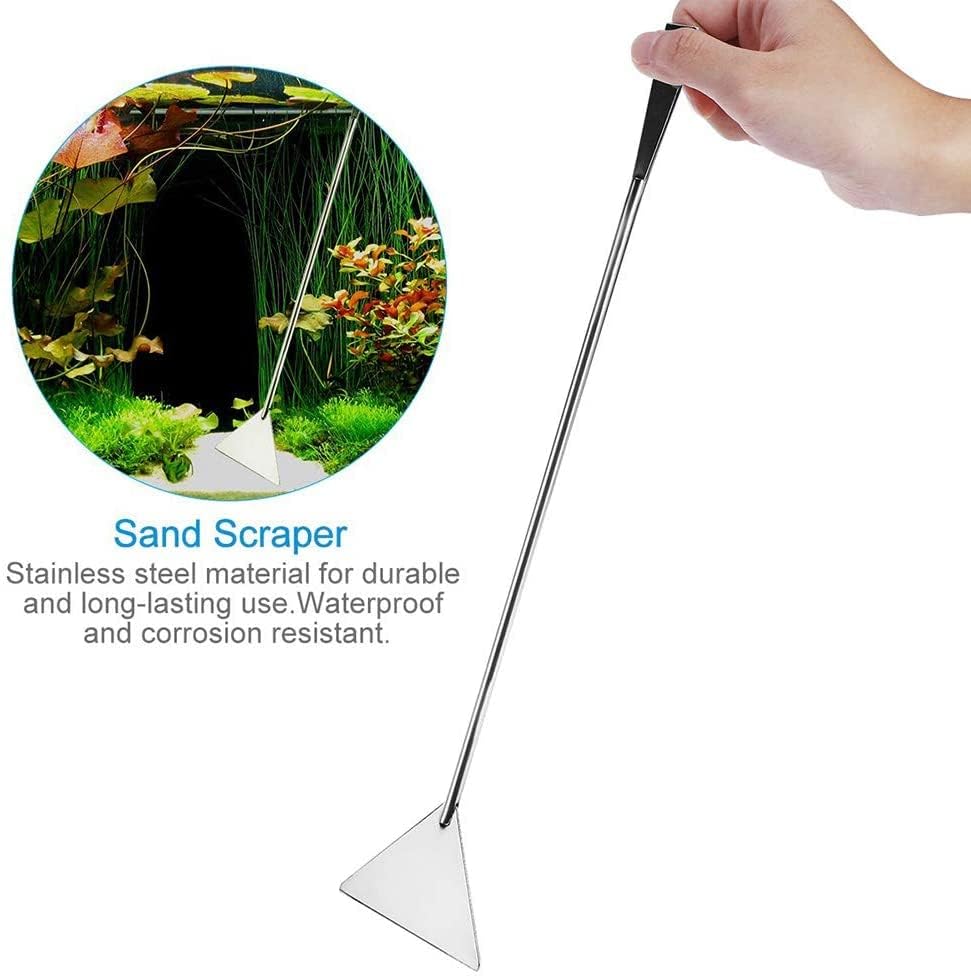PetzLifeworld Planted Aquarium Aquascaping Stainless Steel Tools 27CM (Sand Flatners Scaptula) 3
