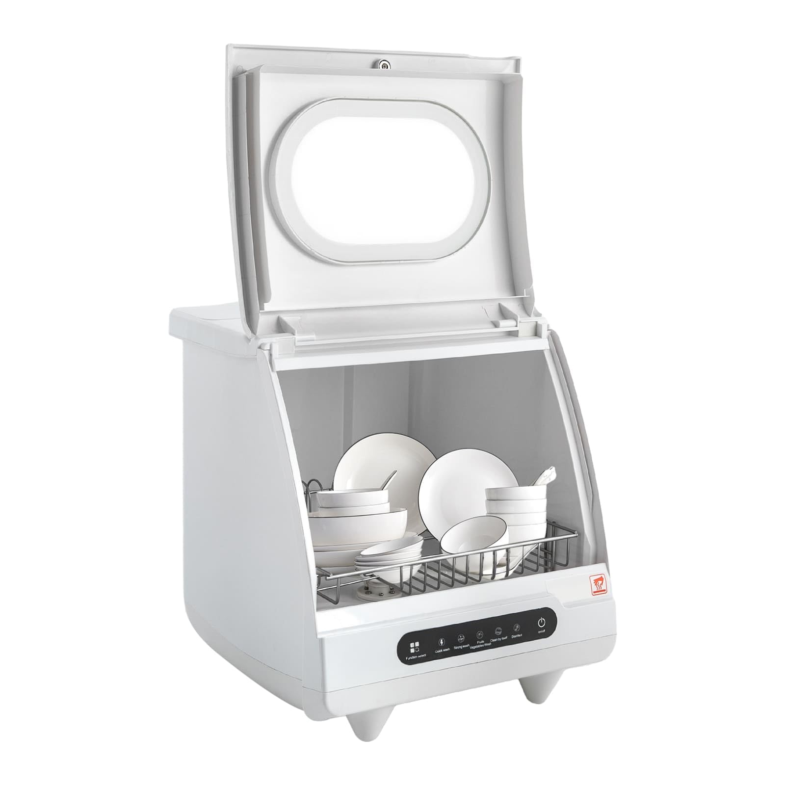 Mini Lave-vaisselle de Table XWJ-01, 5 Programmes, Nettoyage 360°