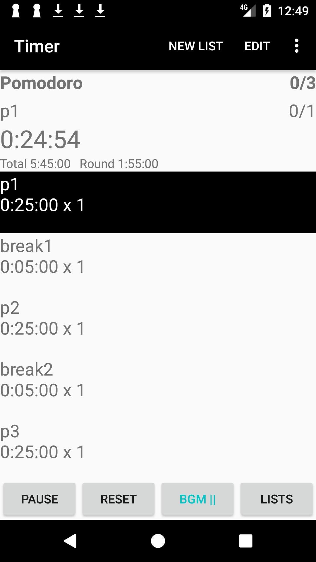 Sequential Timer(routine timer, interval timer ) App on Amazon Appstore