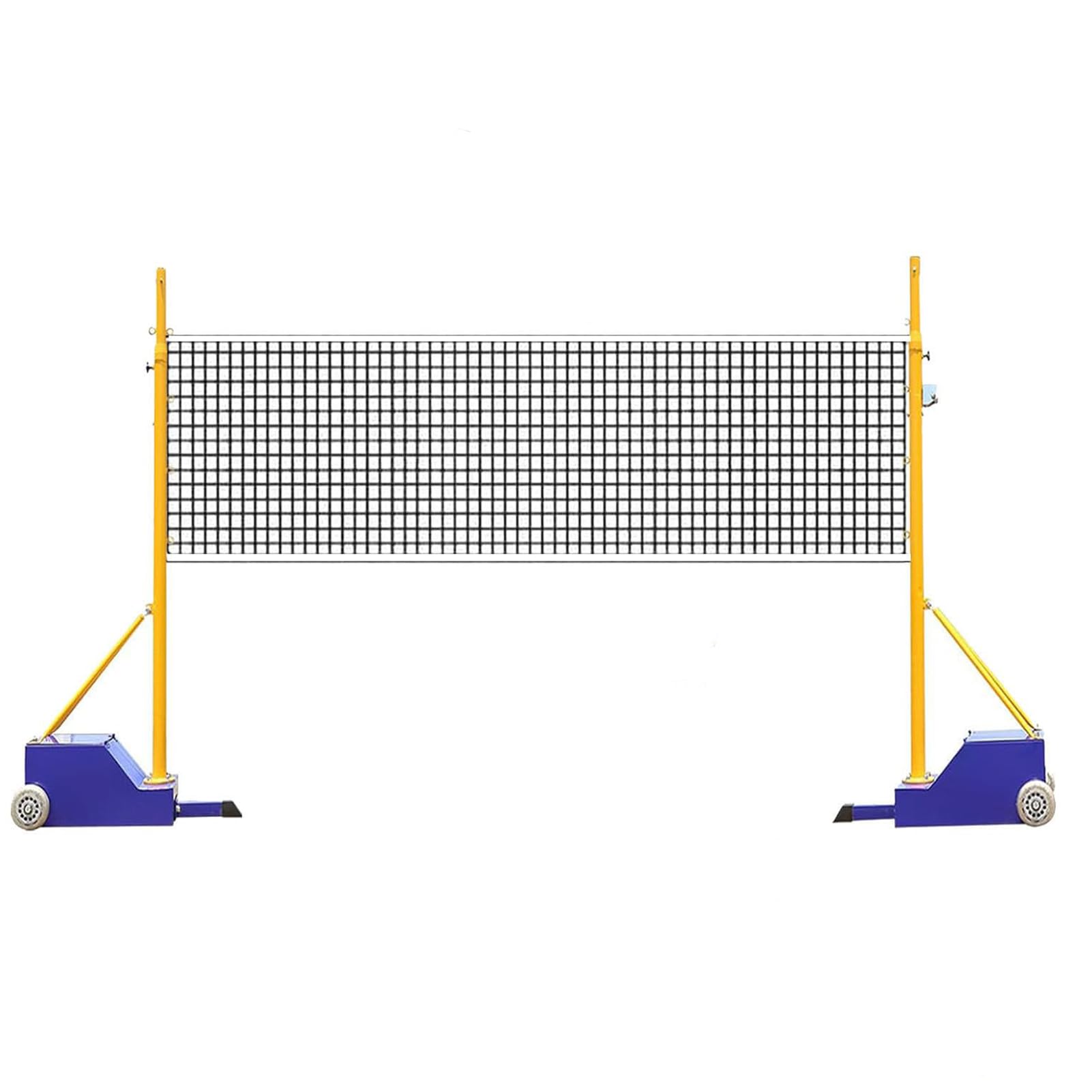 Questo Set da pallavolo con Base zavorrata e Supporto per la Rete Regolabile è Adatto agli Sport all'aperto ed è l'attrezzatura Ideale per Allenarsi in Giardino e in Spiaggia.