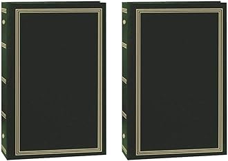 Pioneer Photo Albums 3-Ring Photo Album 504 Pockets Hold 4x6 Photos, Hunter Green (Hunter Green Bundle)