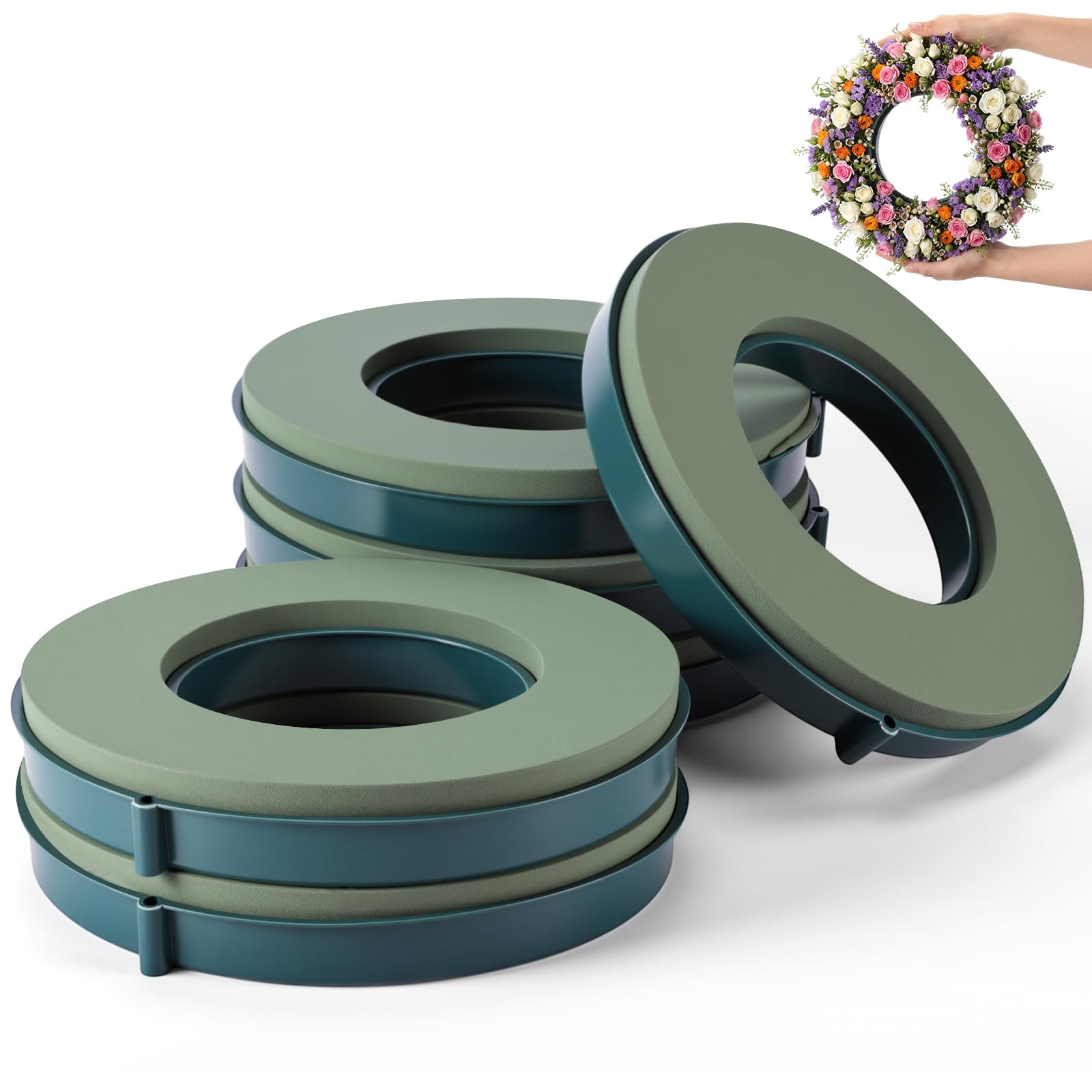 Photo 1 of Joyfolk 6 Pcs 10 Inch Floral Foam Rings