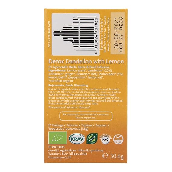 Yogi Tea - Detox with Lemon - 30.6g
