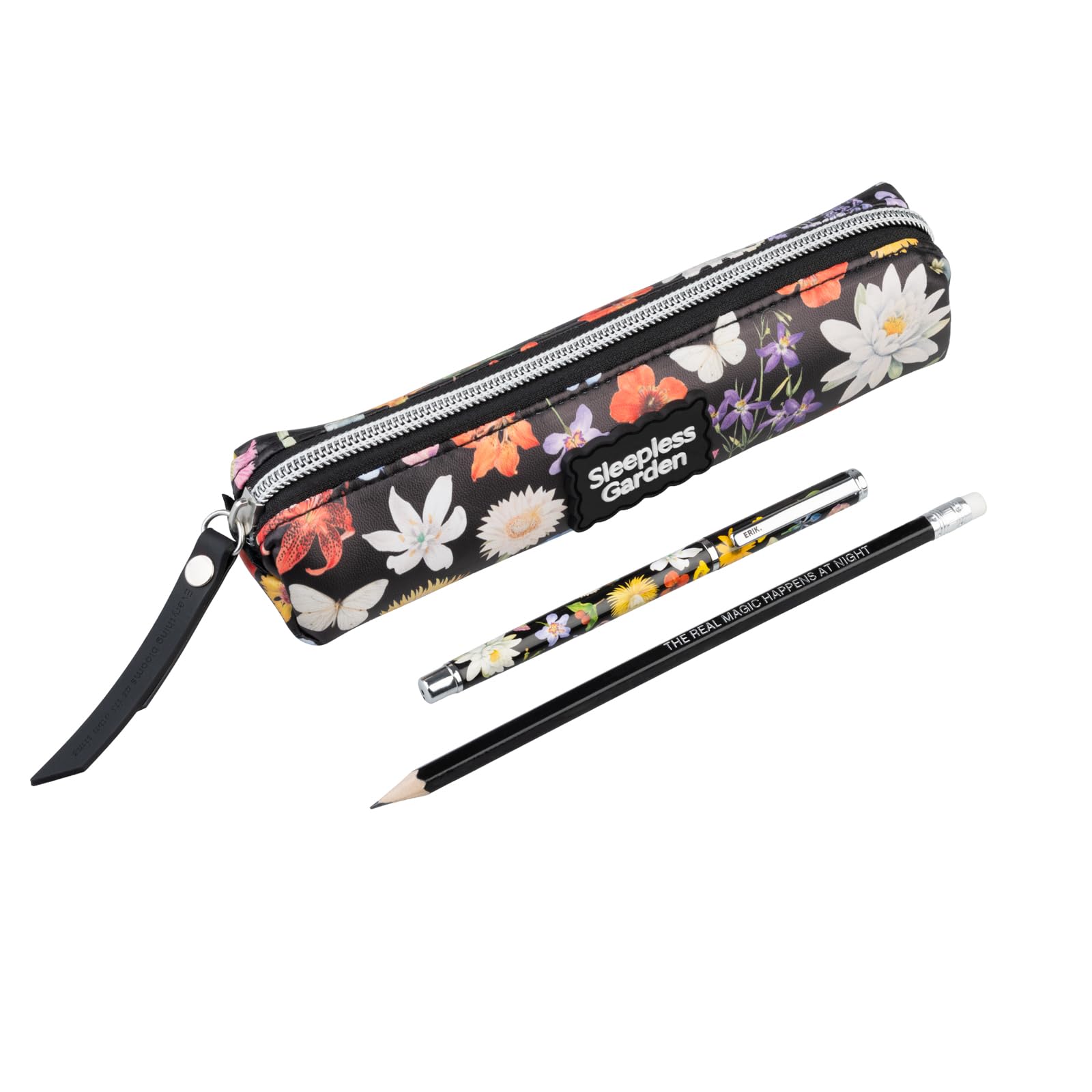 Grupo Erik School Pencil Case with Pen & Pencil - Sleepless Garden | Back to School Supplies, Office Stationery Supplies | Cute Stationery Gifts Under 15 Pounds