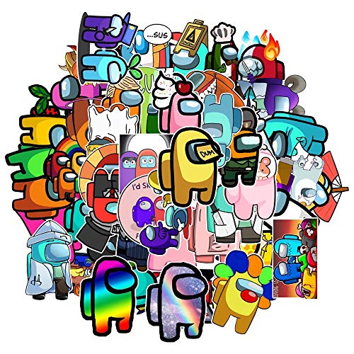 200 PCS Vinyl Waterproof Among Us Stickers - Video Game Stickers Cartoon Decals for Laptop Water Bottles Luggage Computer Cellphone Skateboard - DIY Decoration Gifts for Teens