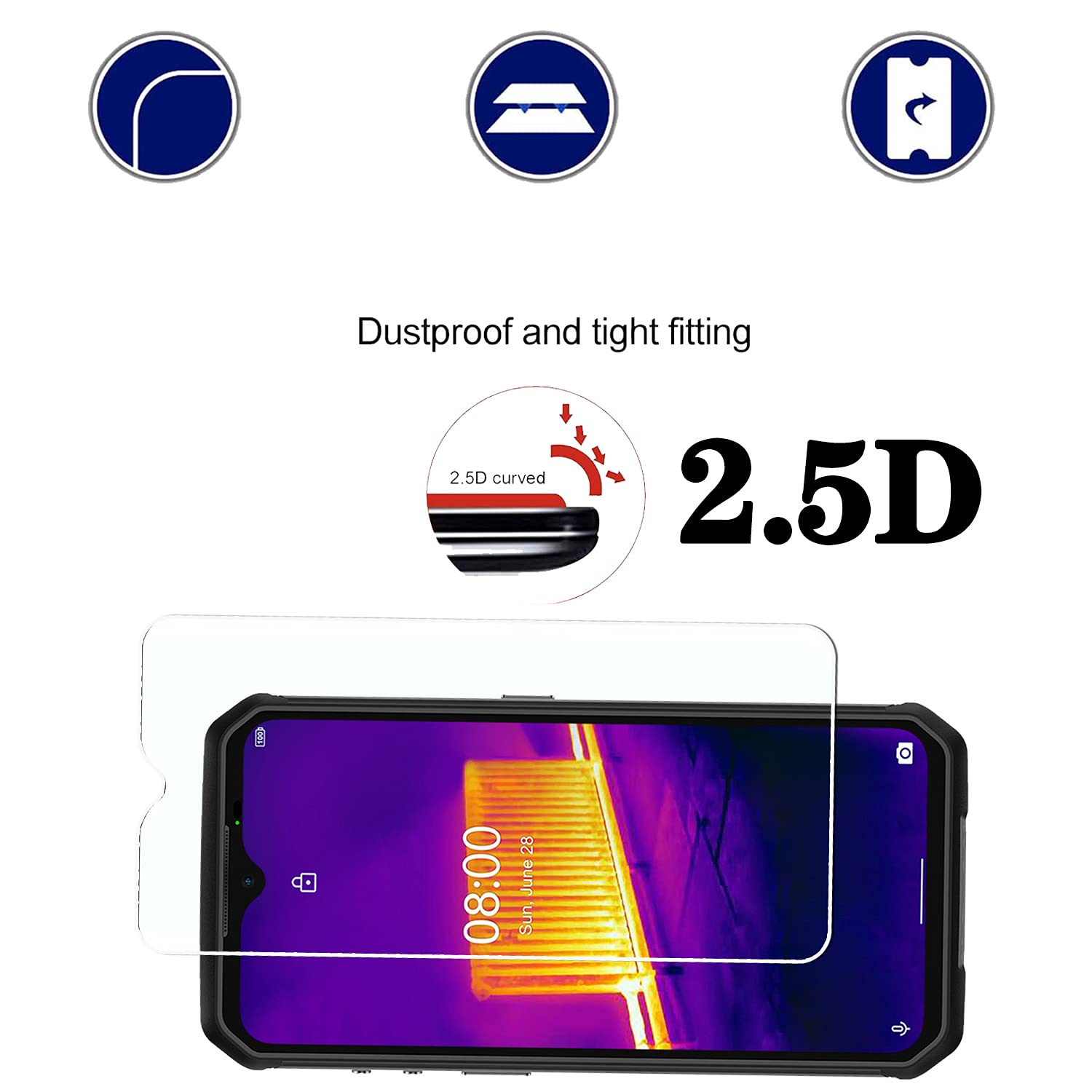 Amazon | KELOLIN 強化ガラススクリーンプロテクター Ulefone Amazon | KELOLIN 強化ガラススクリーンプロテクター Ulefone