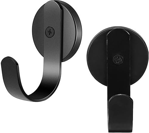 Elleiffina Ganchos magnéticos resistentes para colgar pequeños y fuertes ganchos magnéticos para colgar coronas o colgar coronas de metal (color