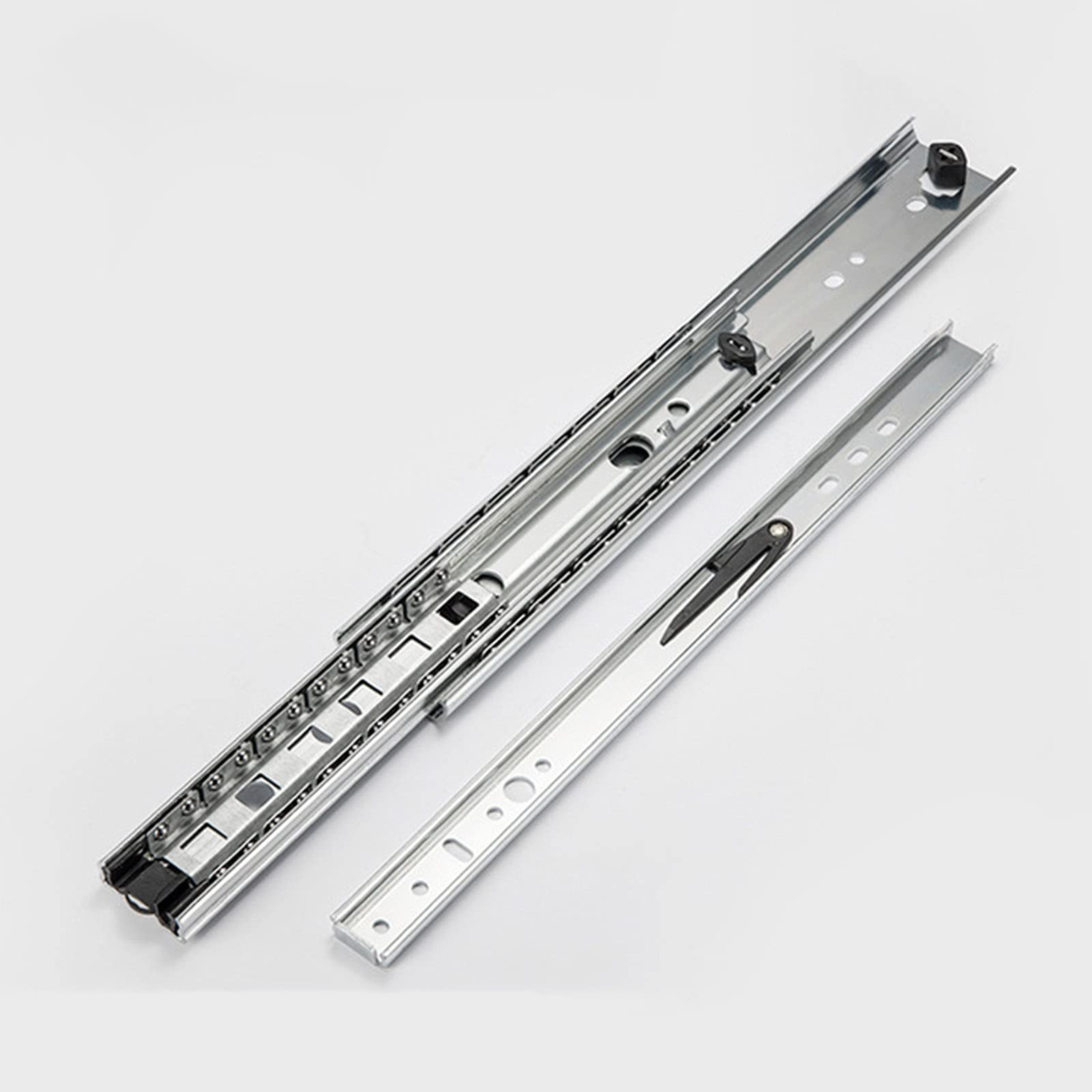 53mm Wide Cold-rolled Steel Heavy-duty Drawer Guide Rail, High Load ...