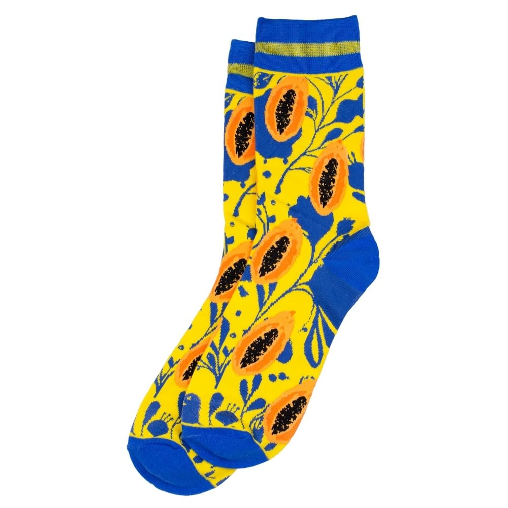 JOE COOL Socks cotton & spandex carica papaya yellow