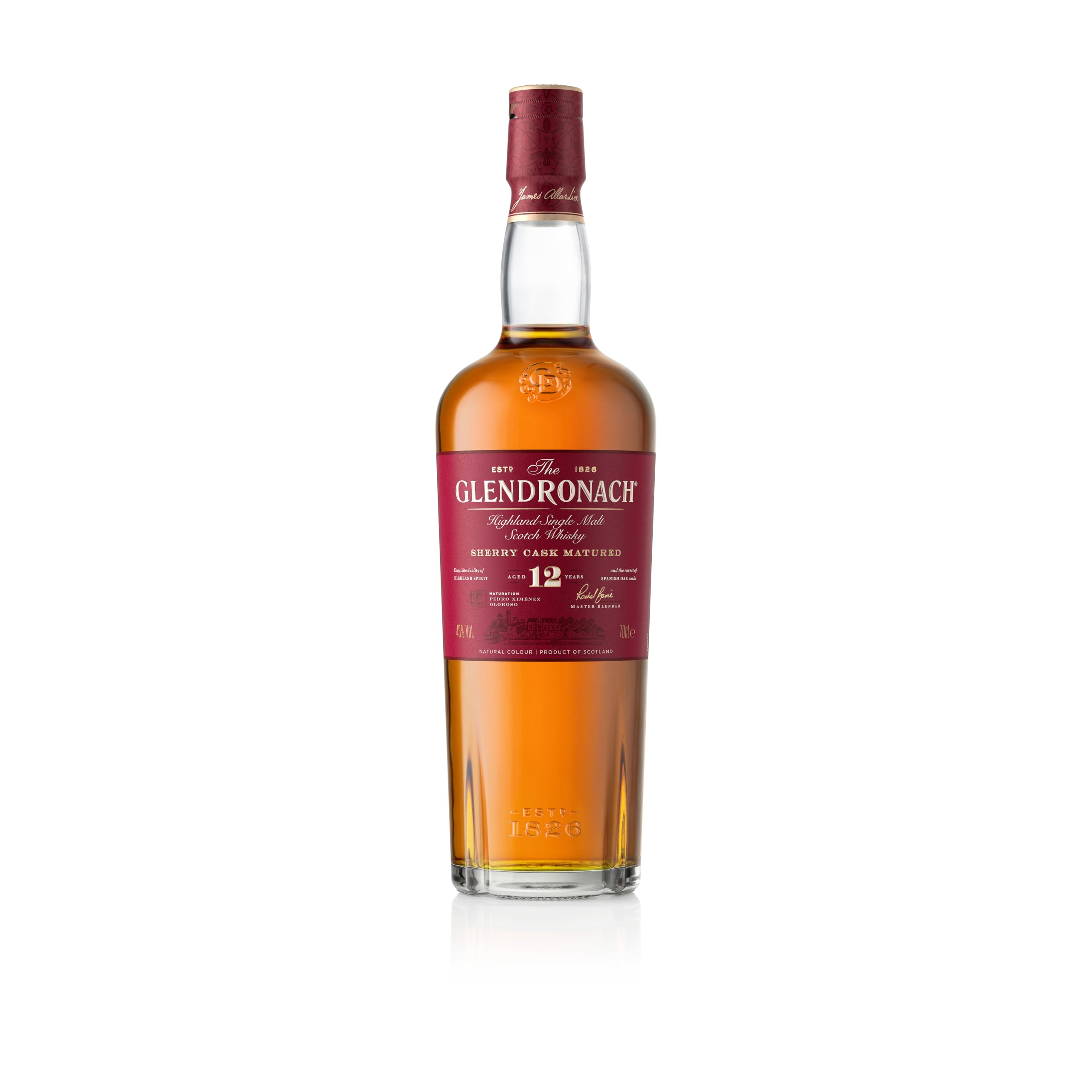 Glendronach Original Highland Single Malt Scotch Whisky 12 Year Old, 43% Vol Alcohol, 700 ml
