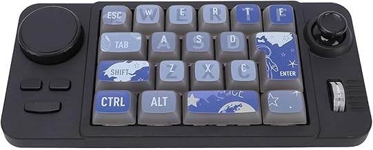 VBESTLIFE 19キーメカニカルゲーミングキーボード片手パッド、USB C有線2.4GHzワイヤレスBluetooth 5.0プログラマブルマクロボード、RGBバックライト付き、ホットスワップ可能