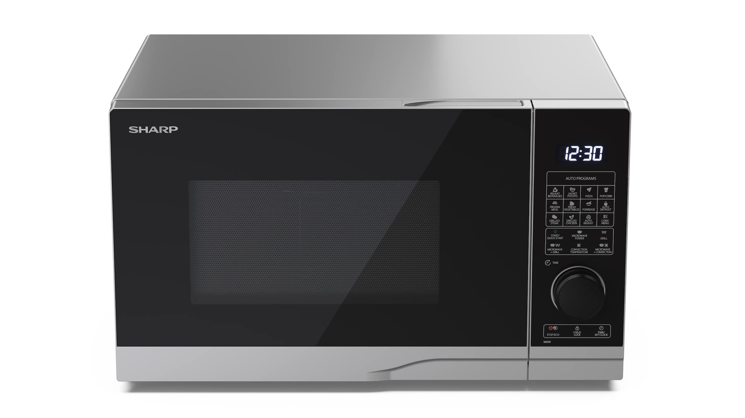 Microonde Sharp YC-PC284AE-S + Convezione, 28 litri, 900 W