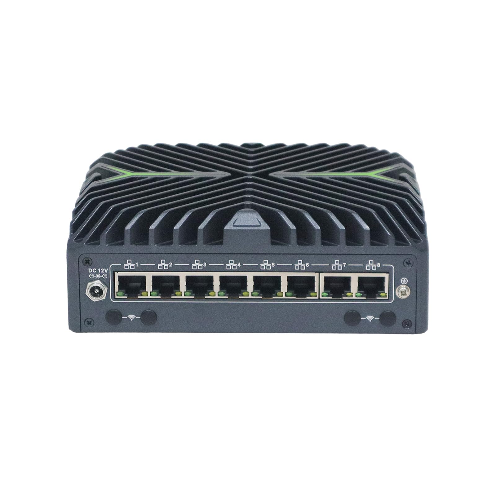 Micro Firewall Appliance with vPro, Mini PC, PFSense, Mikrotik, OPNsense, VPN, Router PC, Ultra 5 125U, RX21, 8 x 2.5GbE LAN, LAN 1 I226-LM, AI Boost NPU, 32G RAM, 512G SSD
