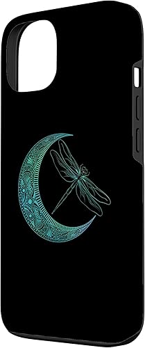 Miniatura 2 de iPhone 13 Luna Creciente y Libélula - Estuche para entomólogo de insectos de vida silvestre