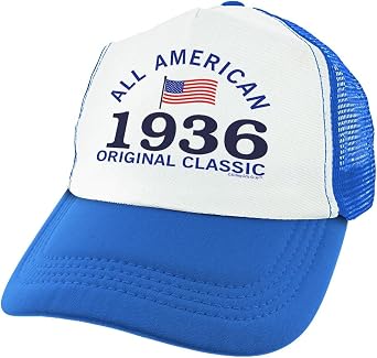 ThisWear 90th Birthday Hat All American Original Classic Age 90 Novelty Snapback Trucker Hat