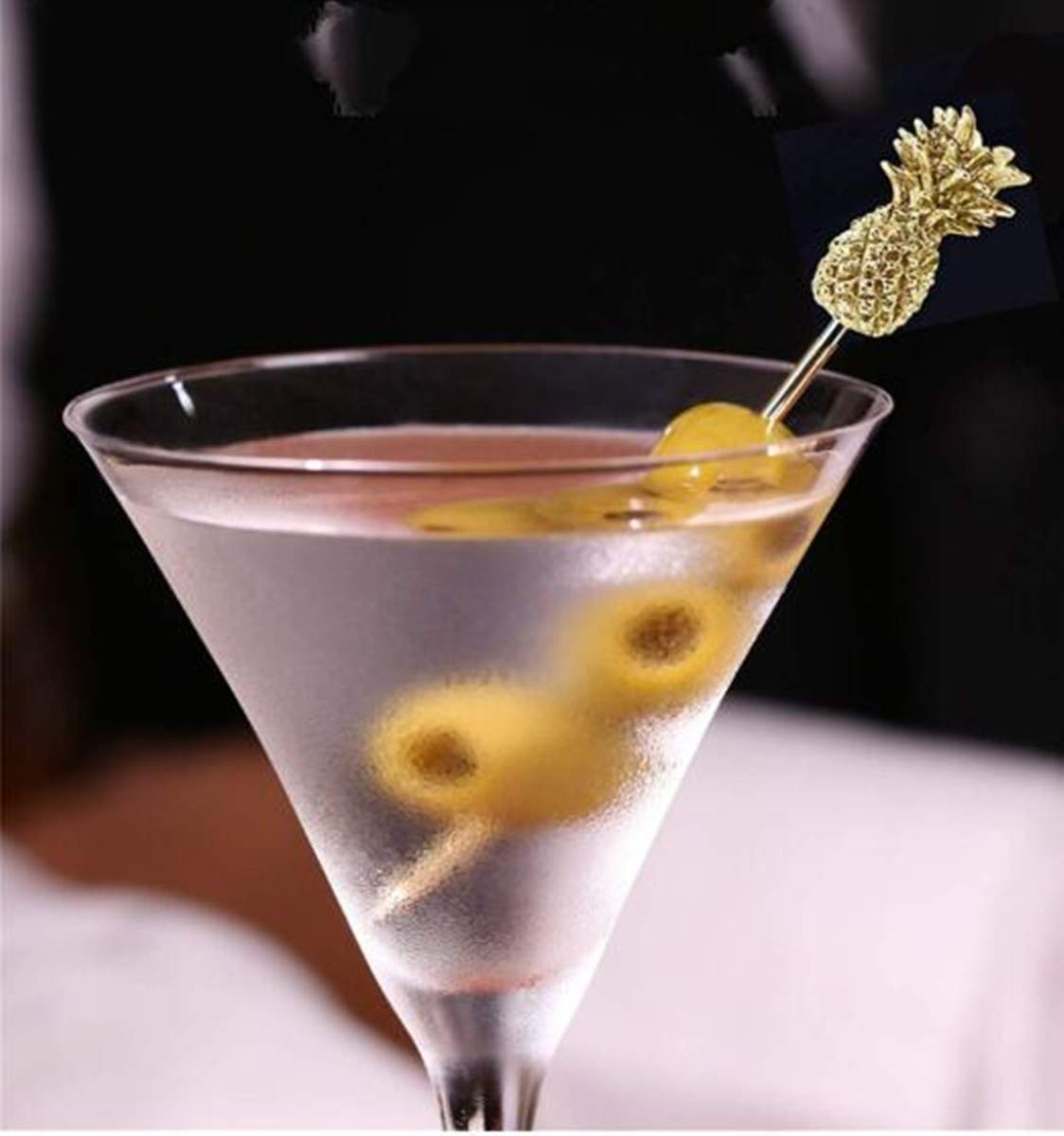 Set di 6 plettri da cocktail a forma di spada con supporto in vendita su Italia