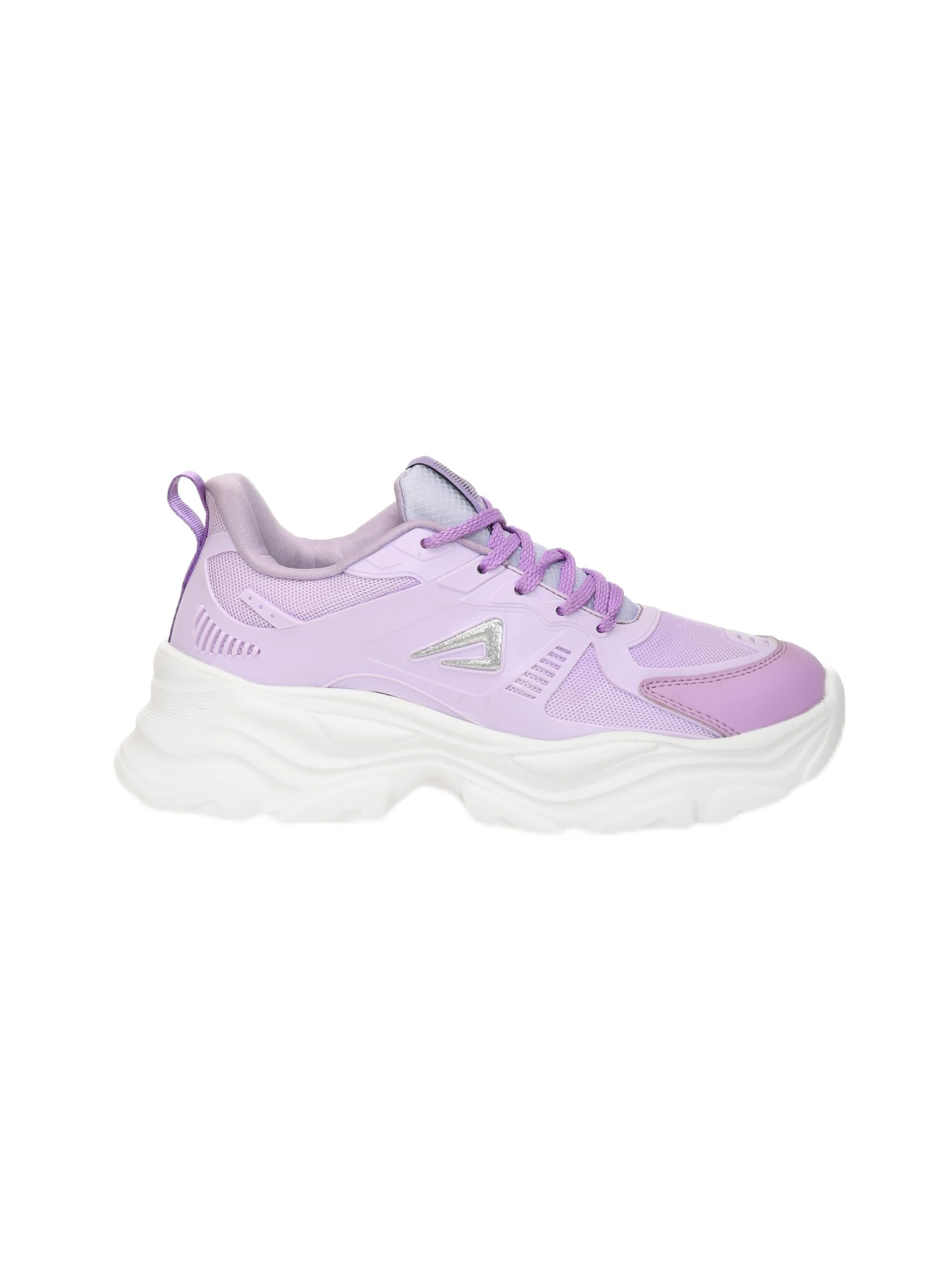 Women’s Chunky CoreMax Sneakers | High-Top Platform Casual Shoes | Rounded to Pampering Cushioned Insole & Non-Slip Sole | Stylish Lace-Up Shoes for Walking, Workout & Travel Outing-image-12