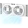 EZ-CHILL 9" Twin Window Fan with Manually Reversible Airflow Control, Auto-Locking Expanders, 2 Speed, Dual Fan, Exhaust, Air