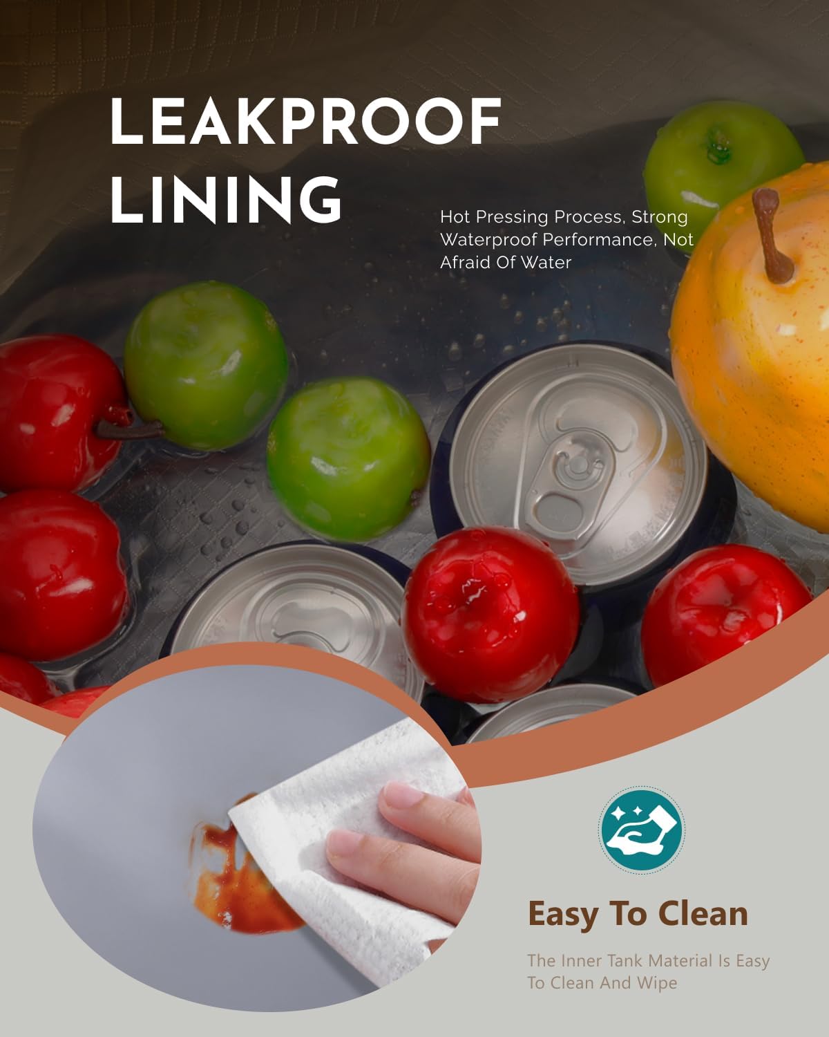 WONDAY Insulated Lunch Bags for Women, 12L Puffy Lunch Tote with Shoulder Strap, Waterproof, Leakproof, Reusable, Keeps Food Fresh, Perfect for Work, Travel, Picnic