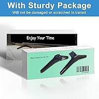 Vista 8 de Patas de TV para soporte de TV LG, para 49UN 50UN 55UN 55UN LG TV Legs 55UN6900 55UN7200 55UN7300 55UN7300PUB 55UN6950ZUA 55UN6955ZUF 50UN6900