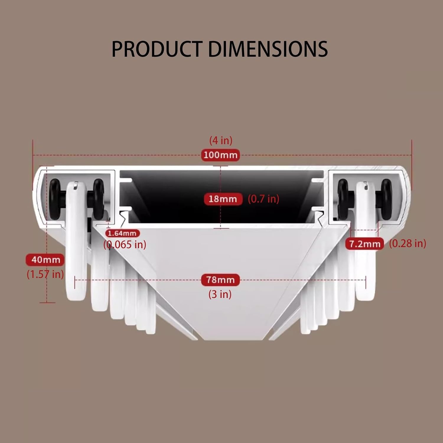 Double Row Ceiling Curtains Track Black White Curtains Track Ceiling Wall Mount Sliding Curtains Track System Heavy-Duty Curtains Rails Ceiling Curtains Rod for Living Bedroom(Gray,2m/6.6ft)