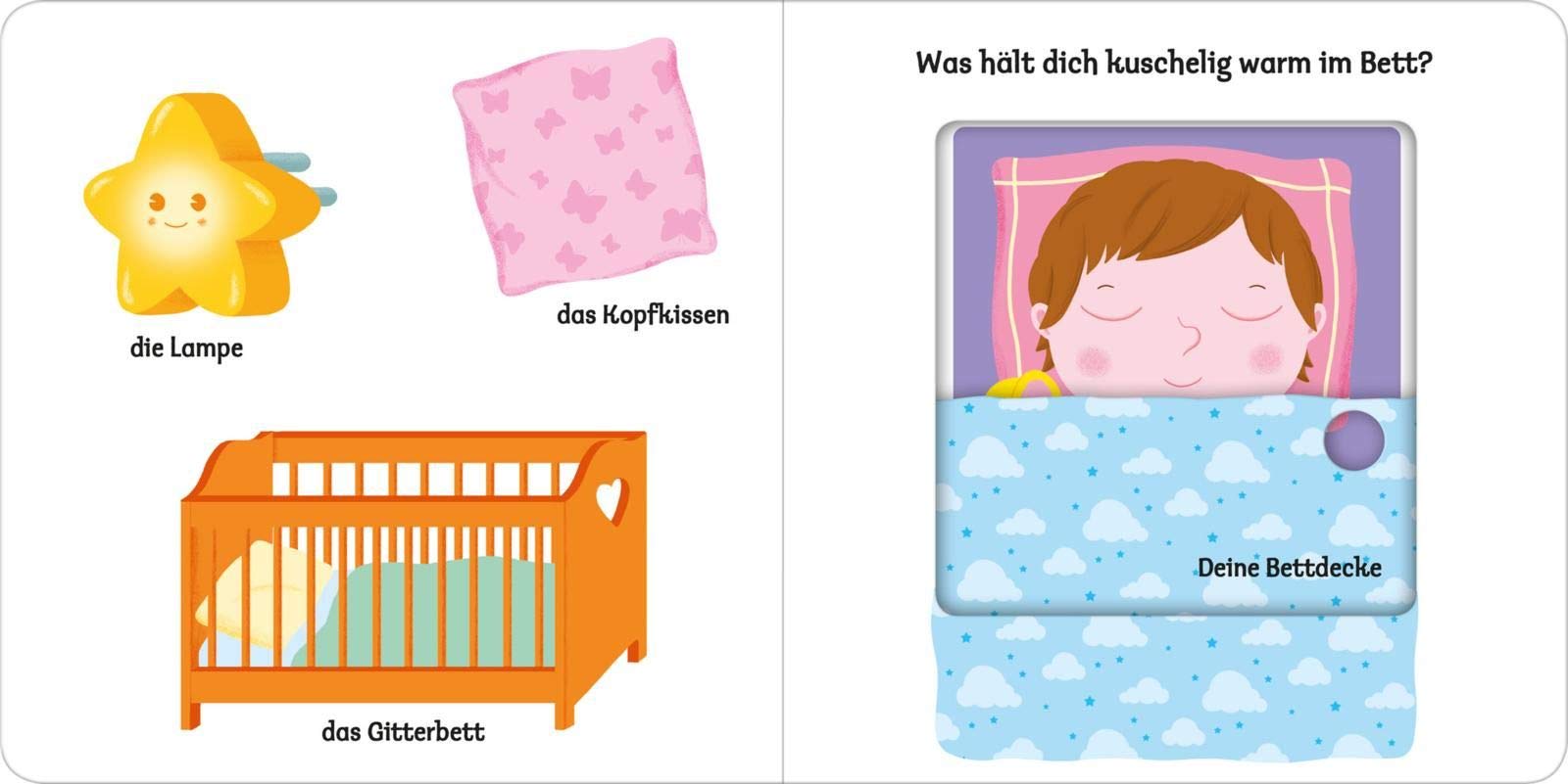Mein erstes Buch vom Schlafengehen: Mit stabilen Schiebern | Die Bestsellerreihe mit lustigen Schiebern, fördert die Feinmotorik und den Spracherwerb für Kinder ab 18 Monaten