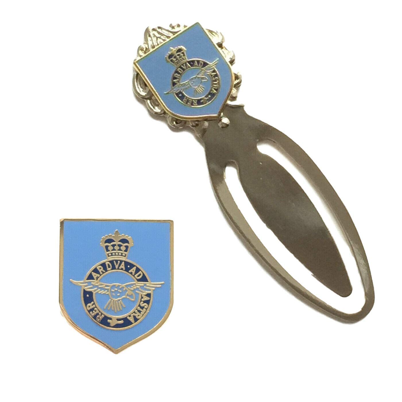 Smartbadge® Royal Air Force RAF Crest Badge & Royal Air Force RAF Military Bookmark-M020+ 59mm Button Badge