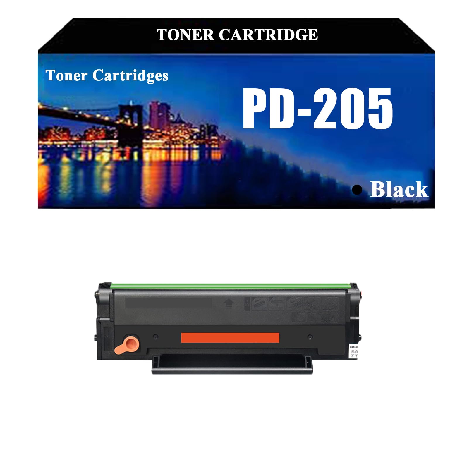 Cartouche toner noir PD-205 avec puce pour imprimante Pantum M6505
