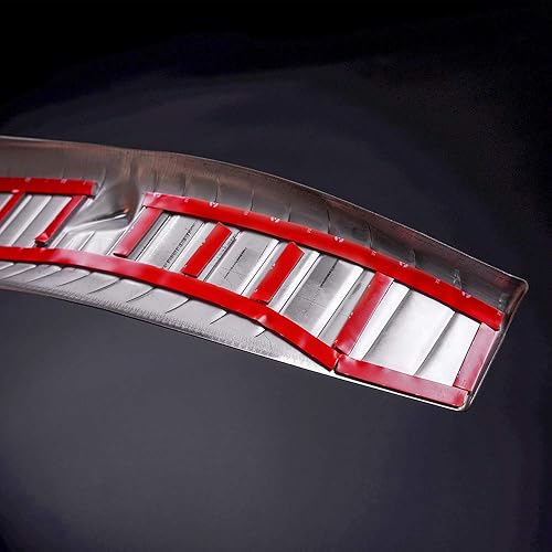 Miniatura 6 de YIWANG Para Mercedes Benz CLA Clase W117 200 220 CLA260 2015-2018 304 Inoxidable Parachoques Trasero Interior Umbral Placa Protector Cubierta