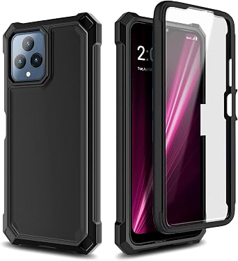 NZND for REVVL 6/6X 5G Phone Case, Shockproof Cover, Black