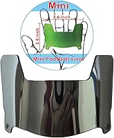 Vista 7 de Visera de casco de fútbol mini transparente con clips de ajuste universal para coleccionistas y exhibición