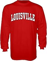 Vista 40 de Blue 84 NCAA Camiseta de Manga Larga para Hombre con Diseño Arqueado en Colores del Equipo