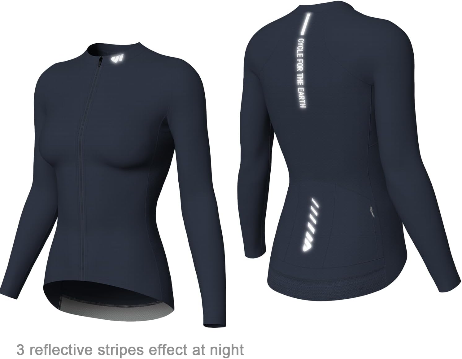 Wulibike Cycling Jersey Women Long Sleeve,Bike Shirts for Women Biking Tops Breathable Cycle Jerseys with 4 Pockets