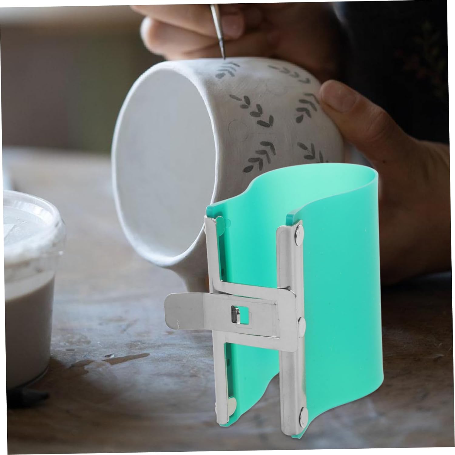 OSALADI Silicone Mug Wrap for Sublimation and Versatile Clamp for Mug Printing Compatible Press Machines Creates Even Heating