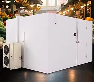 Walk-in Freezer and Cooler Unit with Adjustable Temperature Control for Seafood, Meat, Fruits & Vegetables, High-Capacity Commercial Cold Room for Supermarkets & Wholesale Markets