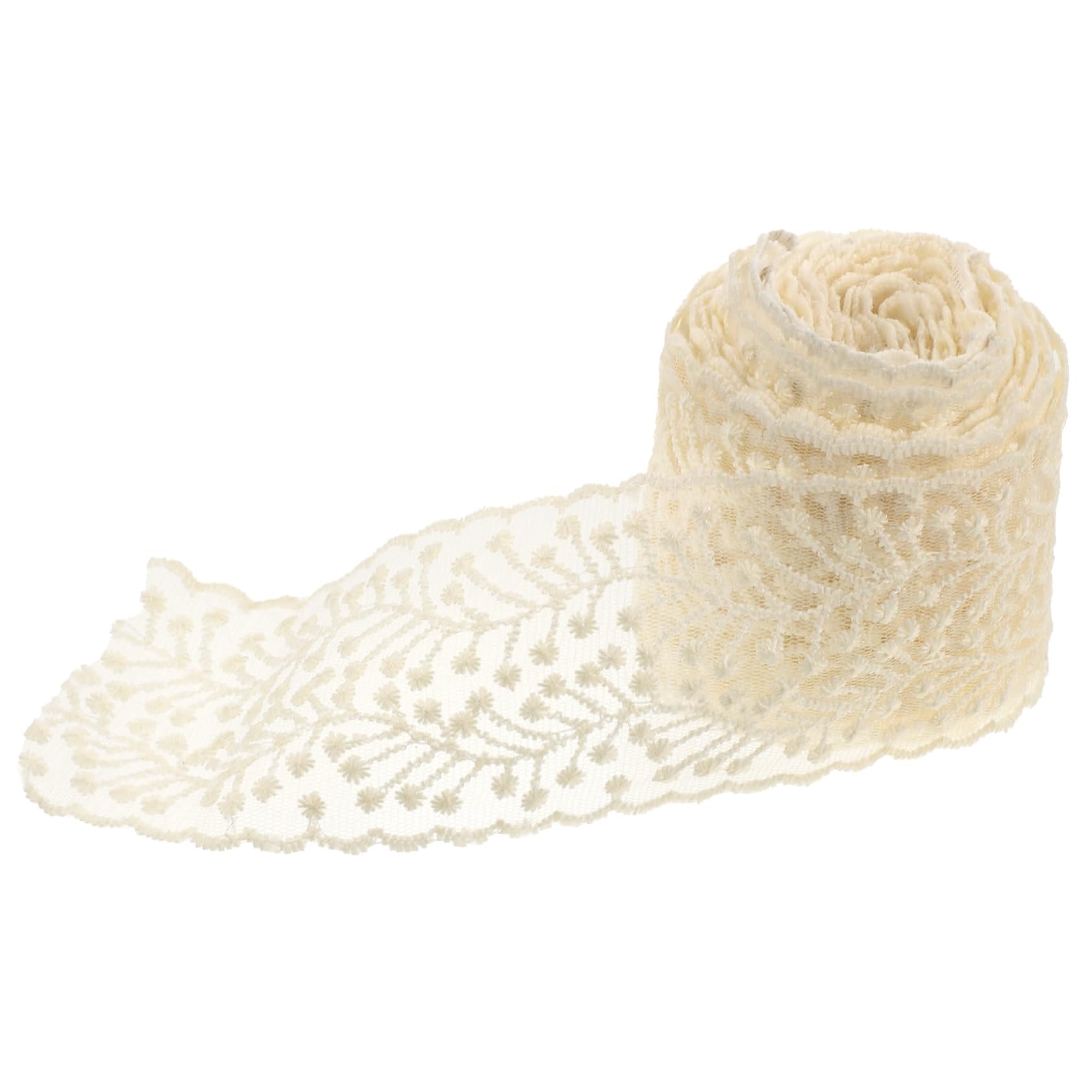 NUOBESTY 4rollos Cinta De Encaje Bordado Para Manualidades Trim Decorativo De Metros Diseño Para Accesorios De Ropa y Diademas