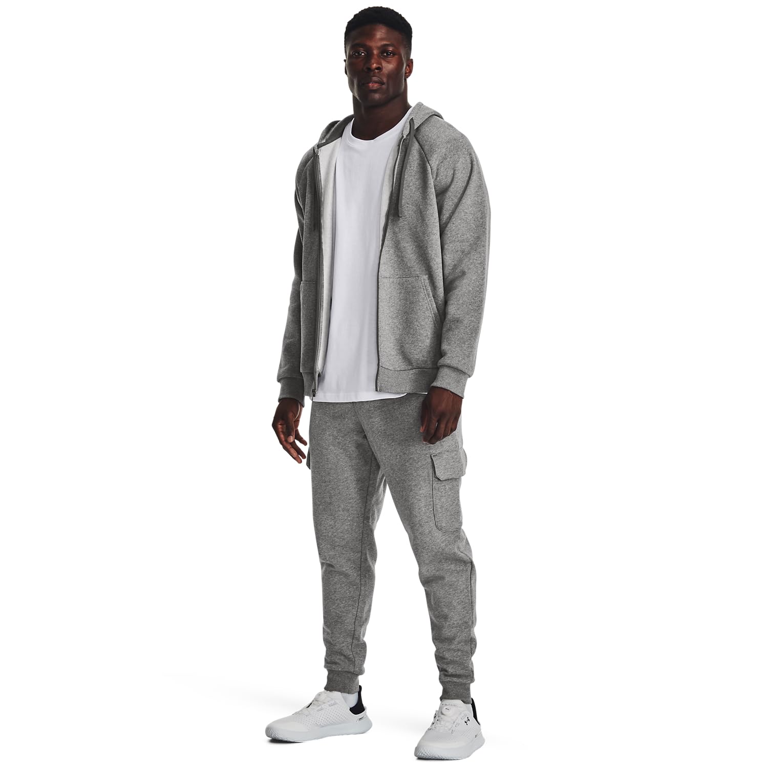 Under Armour Ua Rival Fleece Cargo Jogger - Spodnie lekkoatletyczne Mężczyźni