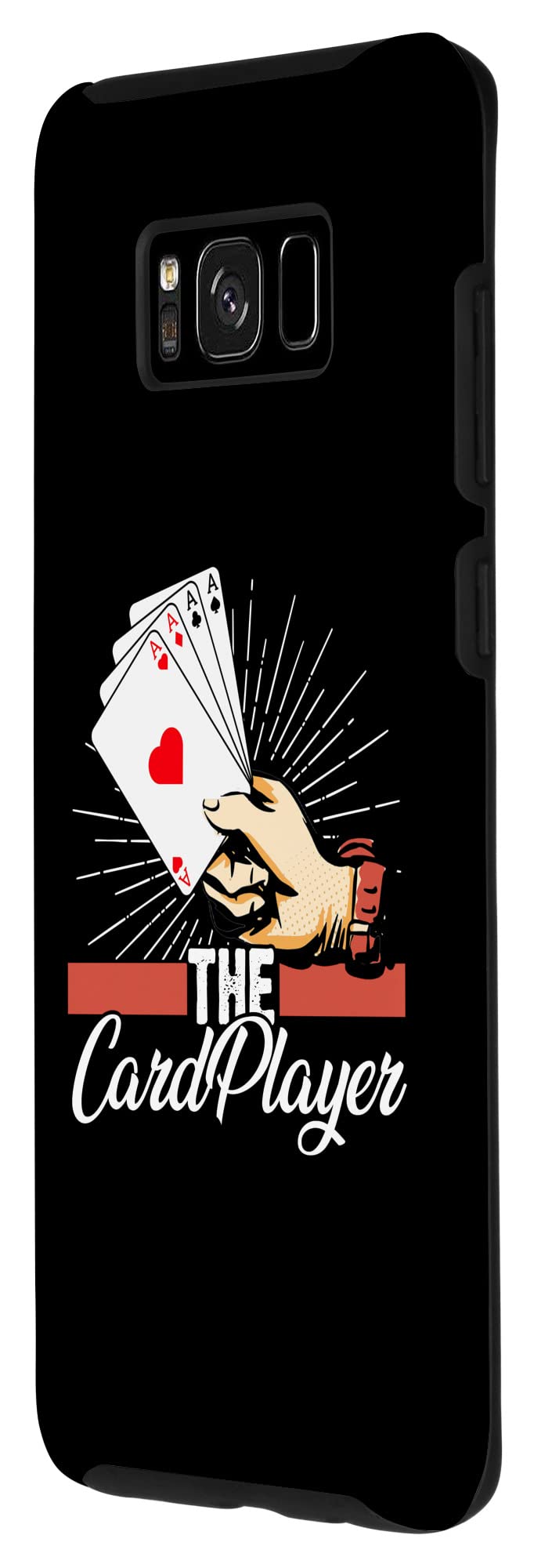 Amazon.co.jp: Galaxy S8+ The Cardplayer | ギャンブルカードゲーム | カジノポーカー スマホケース :  家電＆カメラ